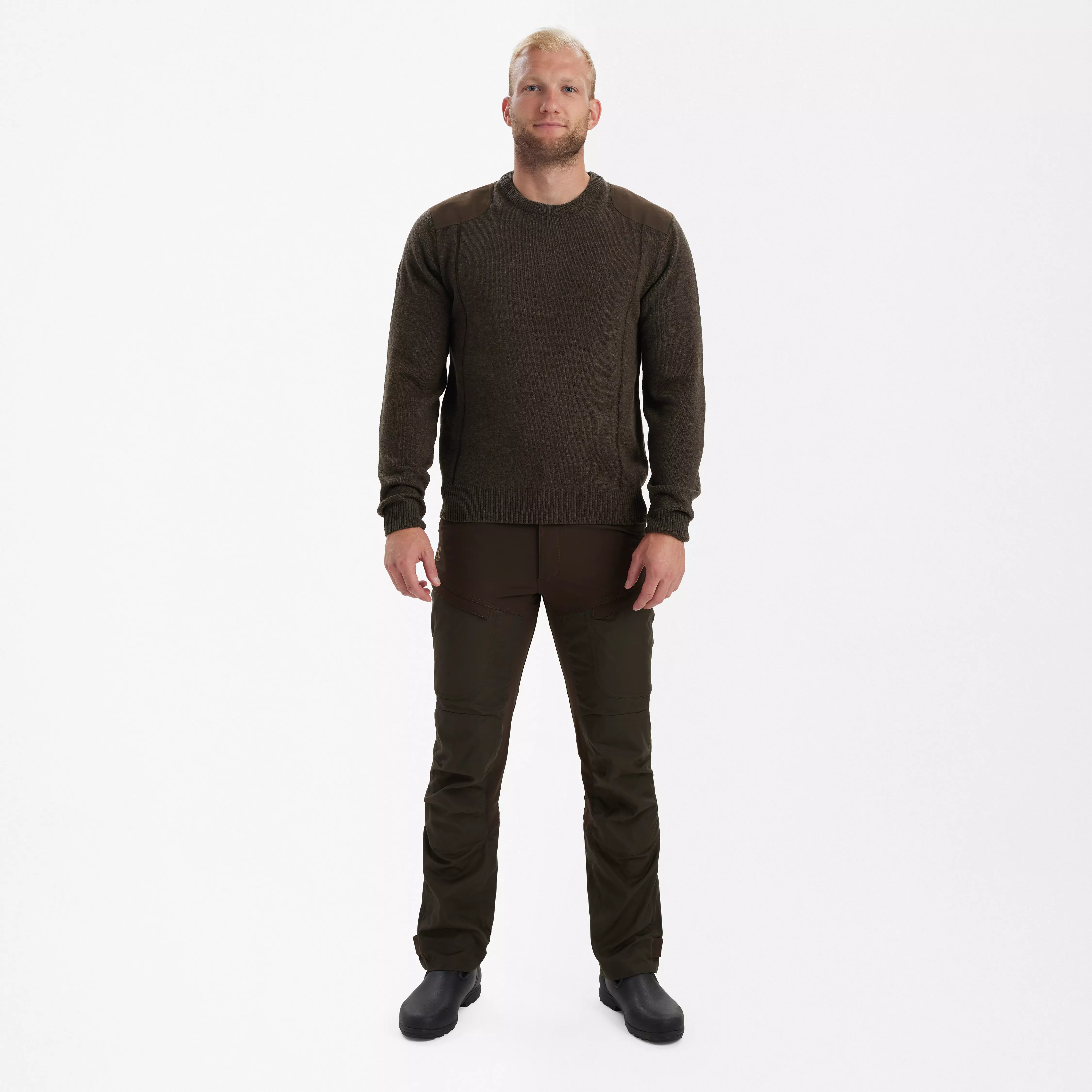 Sheffield maglione girocollo - Dark Elm, immagine 3 di 5