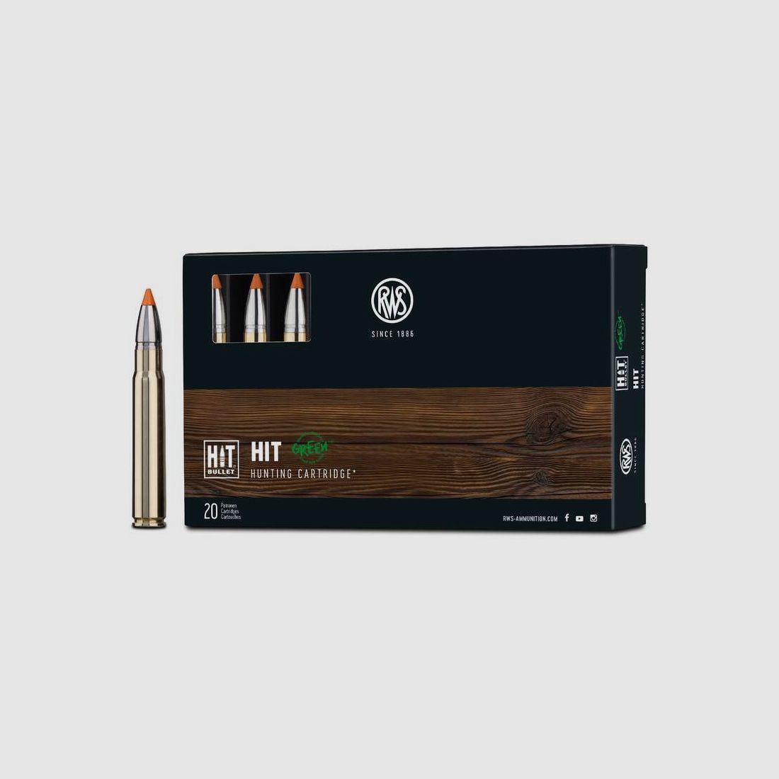 RWS 9,3x62 HIT 16,2g/250gr, Bild 1 von 3