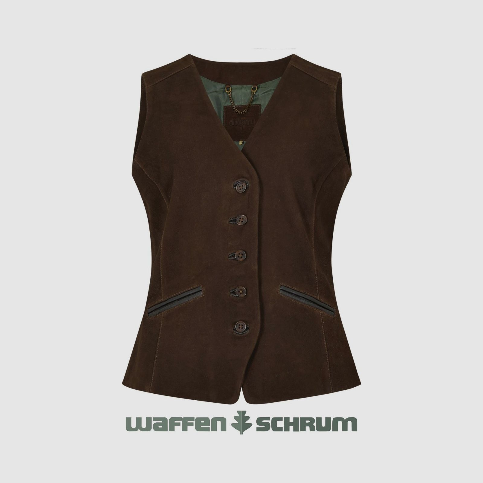 Gilet en cuir Dubarry Grevill Noix