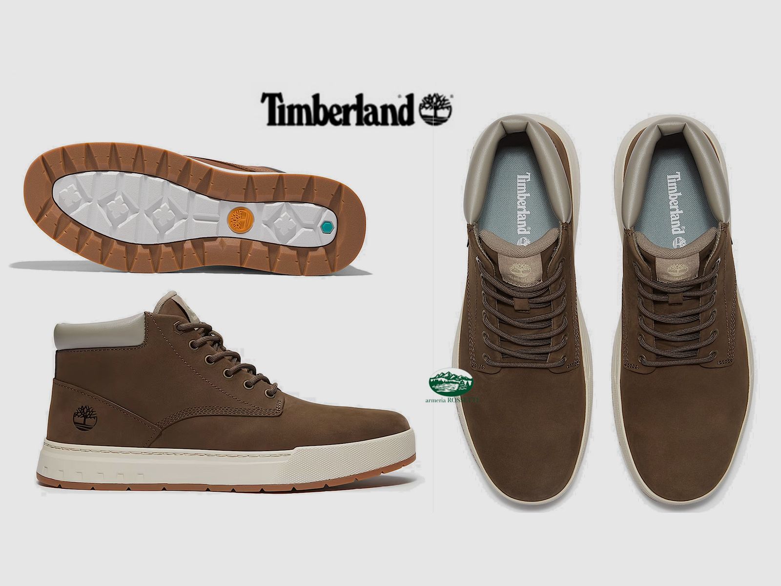 TIMBERLAND Schuh Maple Grove Mid Farbe Dunkelbraun Nubuk