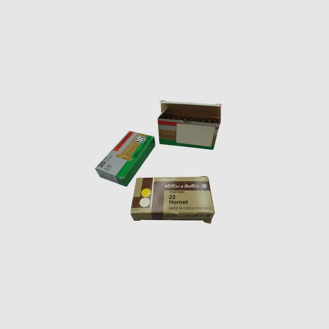 DESTO AMMO - LOS 55 PATRONEN SELLIER BELLOT CAL.22HORNET FMJ 45gr, Bild 1 von 8