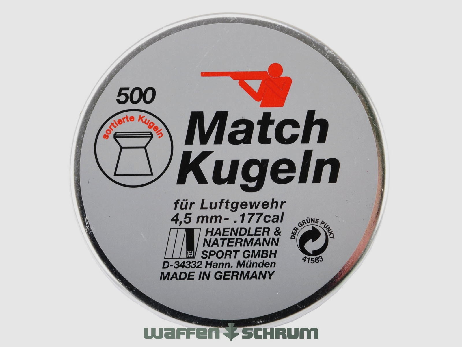 Haendler & Natermann Diabolo Match 4,51mm glatt