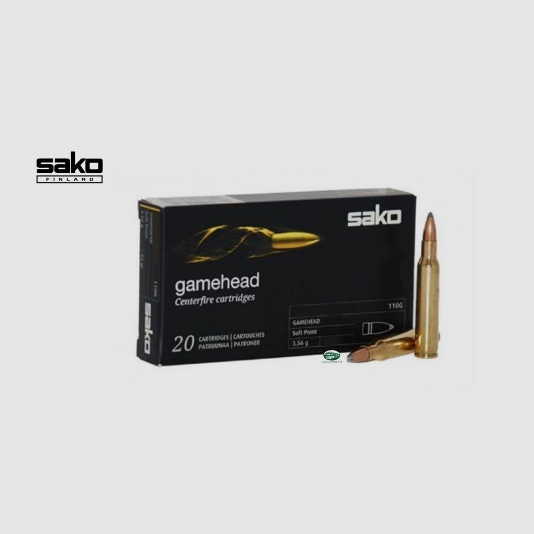 SAKO Munition Kal.25-06 Rem GAMEHEAD SP 117gr. 125E