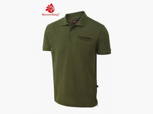 Shooterking Game Polo verde o marrone