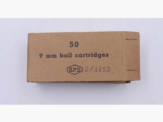 B.P.D. Bombrini, Italia munición para pistolas 9mm Luger/9x19