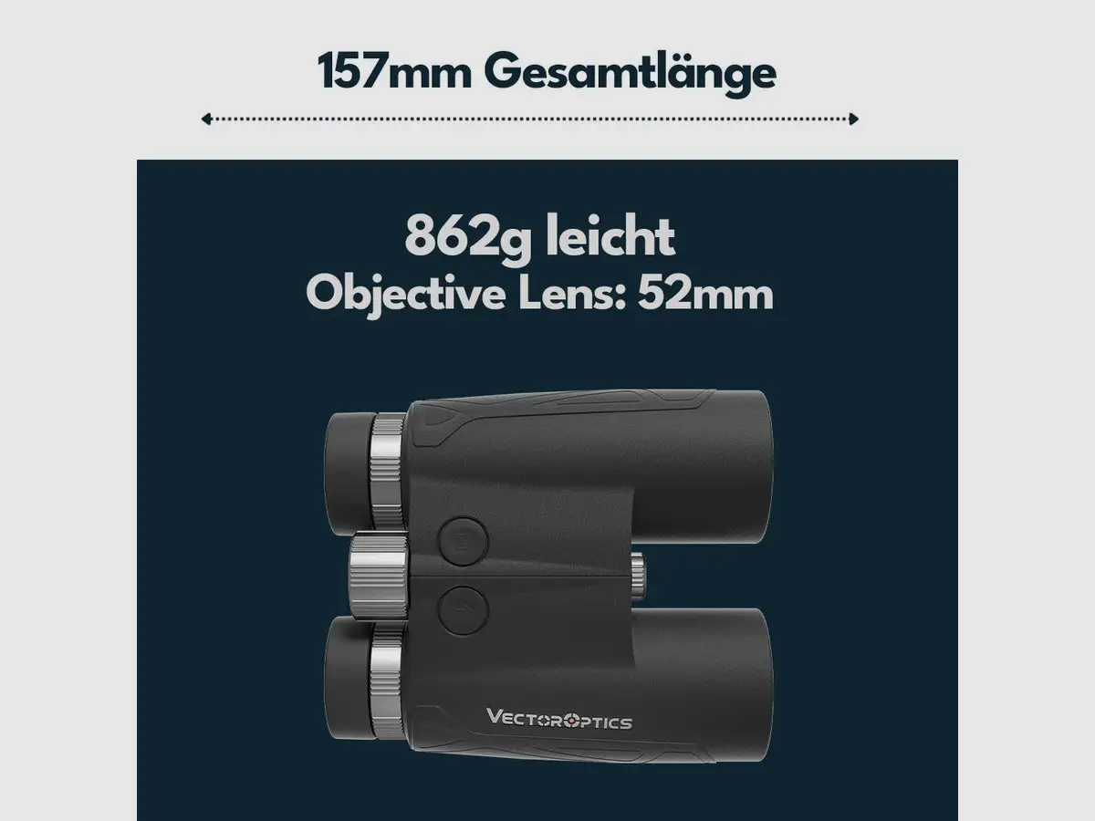 Vector Optics SCBRF-02 Paragon 10x42 Prismáticos con Medidor de Distancia, imagen 4 de 6