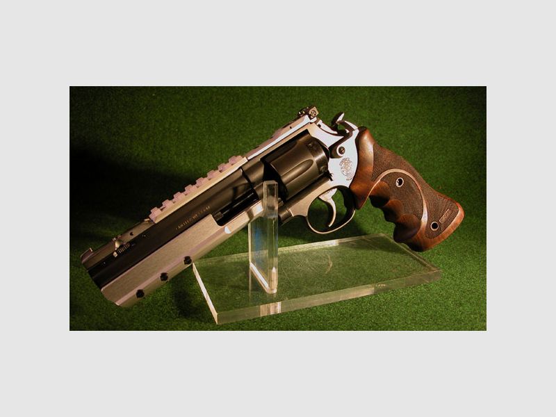 Black-Diamond PRACTICAL DUOTONE S&W 586 6"Zoll 357 Magnum