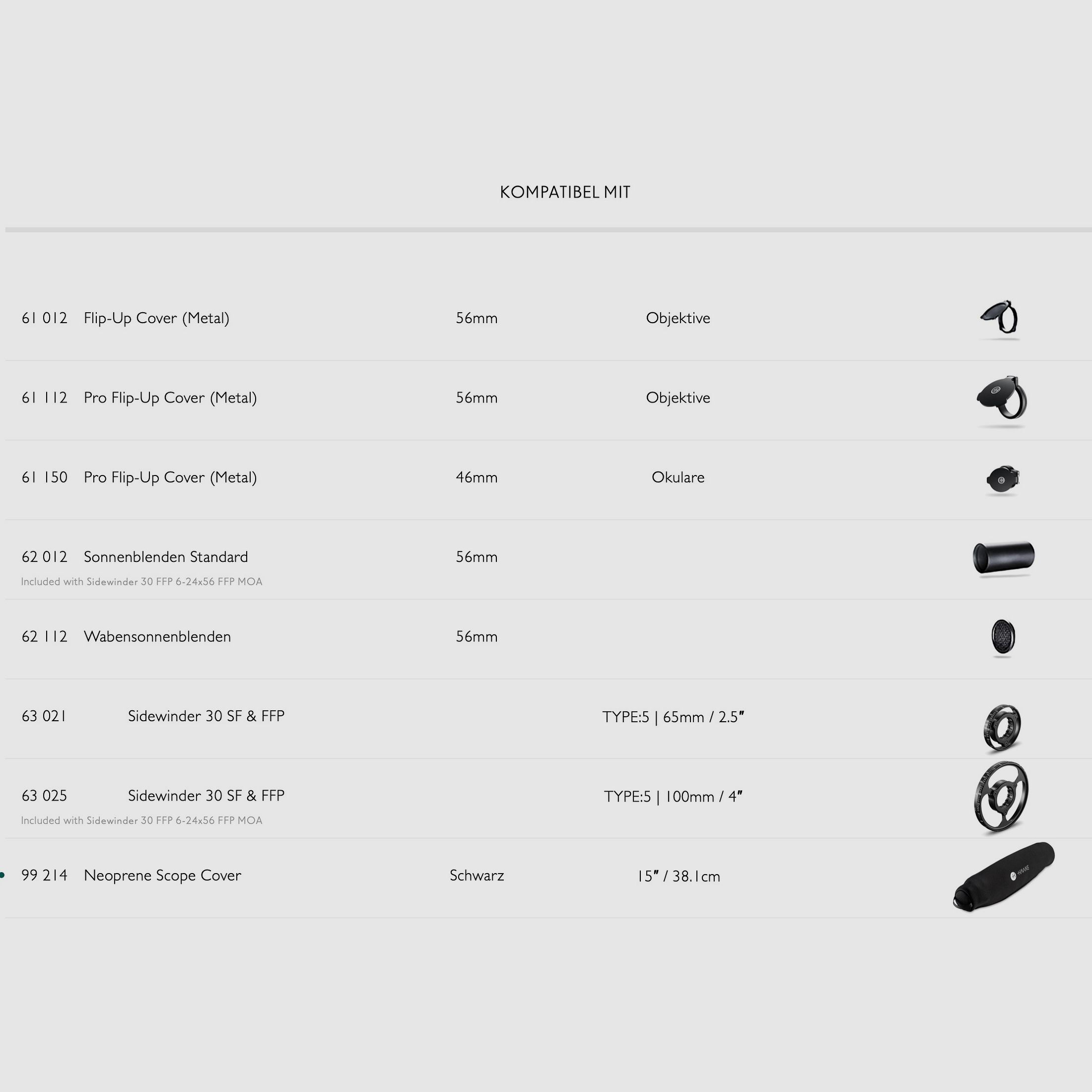 Hawke 17461 Sidewinder 30 FFP 6-24x56 FFP MOA
