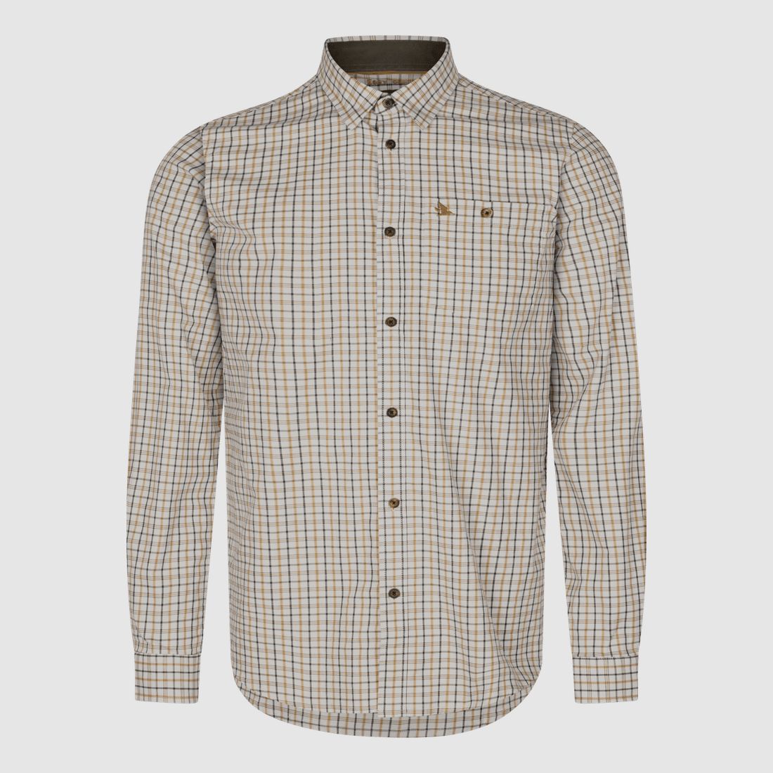 Seeland Oxford Hemd Herren Classic Blue/Merlot Check - S