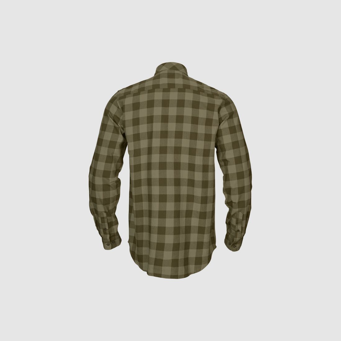 Härkila Scandinavian oliva Dark olive check camicie da caccia e per il tempo libero da uomo, immagine 2 di 2