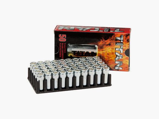 Perfecta Titan cartucce a salve 9mm P.A.K. 50 pezzi