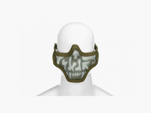 Steel Half Face Mask Death Head