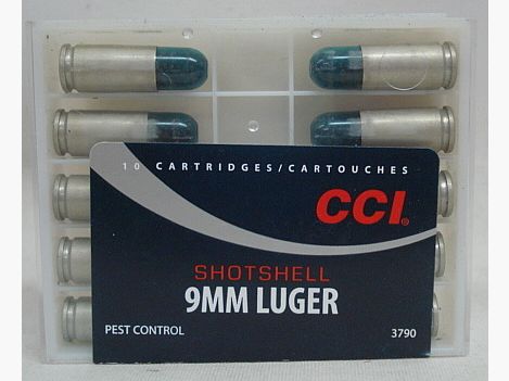 CCI 9mmLuger -shot- - 65gr/4.2g (a10) #3790