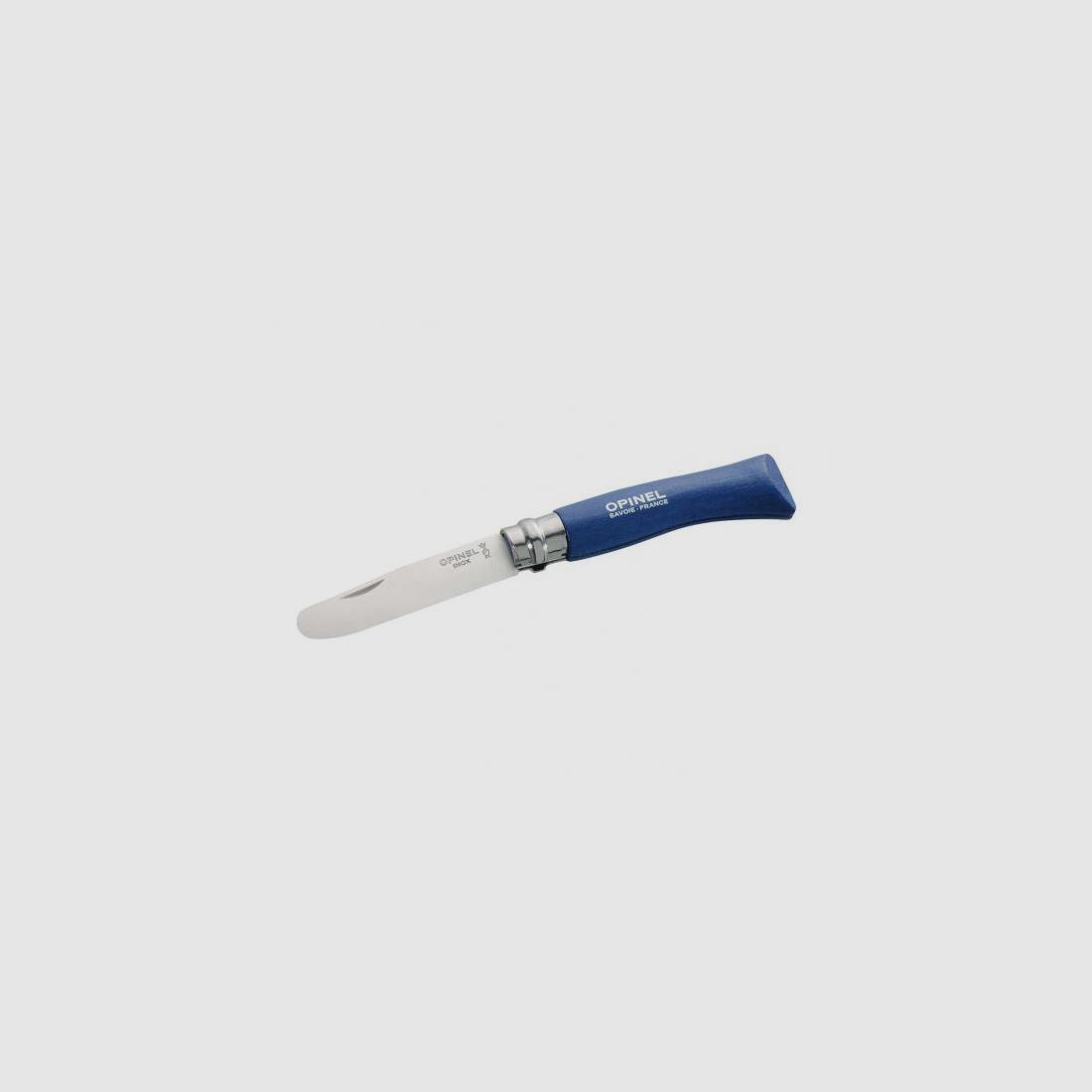 Couteau d'enfant Opinel, inox, bois de hêtre, bleu