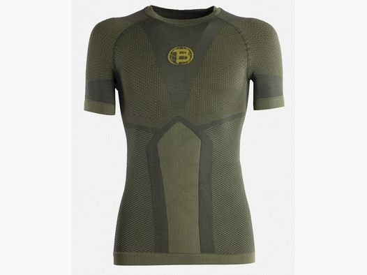 T-Shirt technische onderkleding Bitrabi groen model Ursus korte mouwen art. BTBWINTERURSUS-C BITRABI