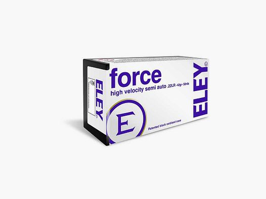 Cartouches ELEY Force .22 LR 40 gr X50