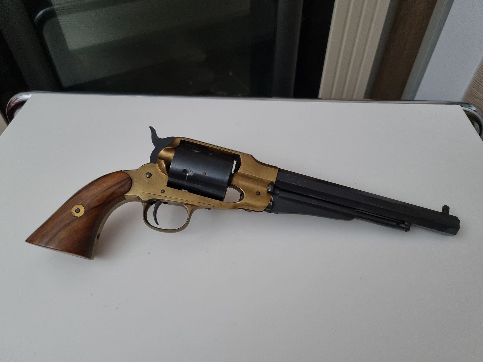 Western Remington New Army 9mm Knall Seltener Neumann Umbau PTB 304