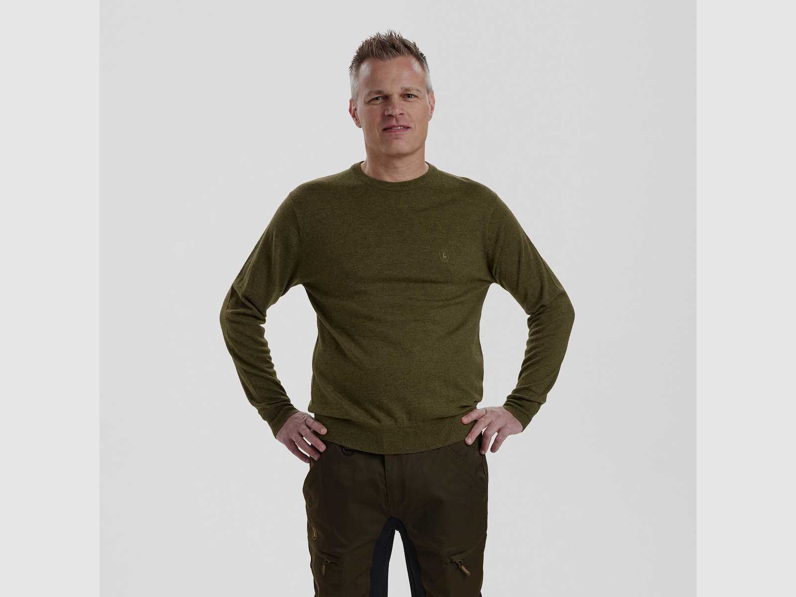 Kingston Pullover mit Rundhalsausschnitt - Cypress – Größe: S