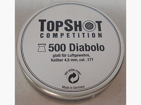 Topshot Competition Flachkopf - 4,50mm/glatt (a500)
