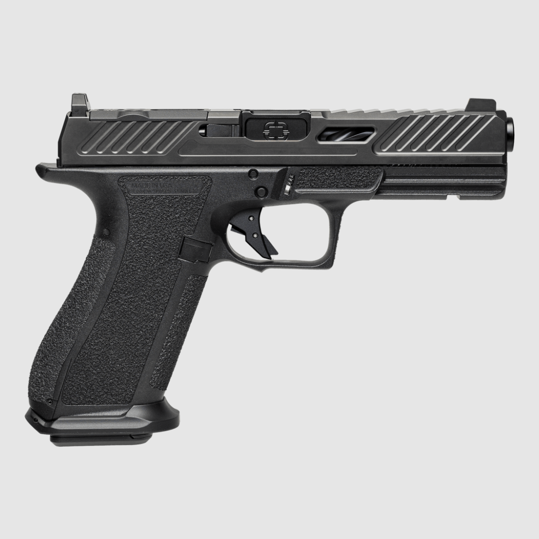 Shadow Systems Pistole DR920 Elite OR, 9mmLuger, 4.5" Lauf geflutet Schwarz, Tritium, 17+1