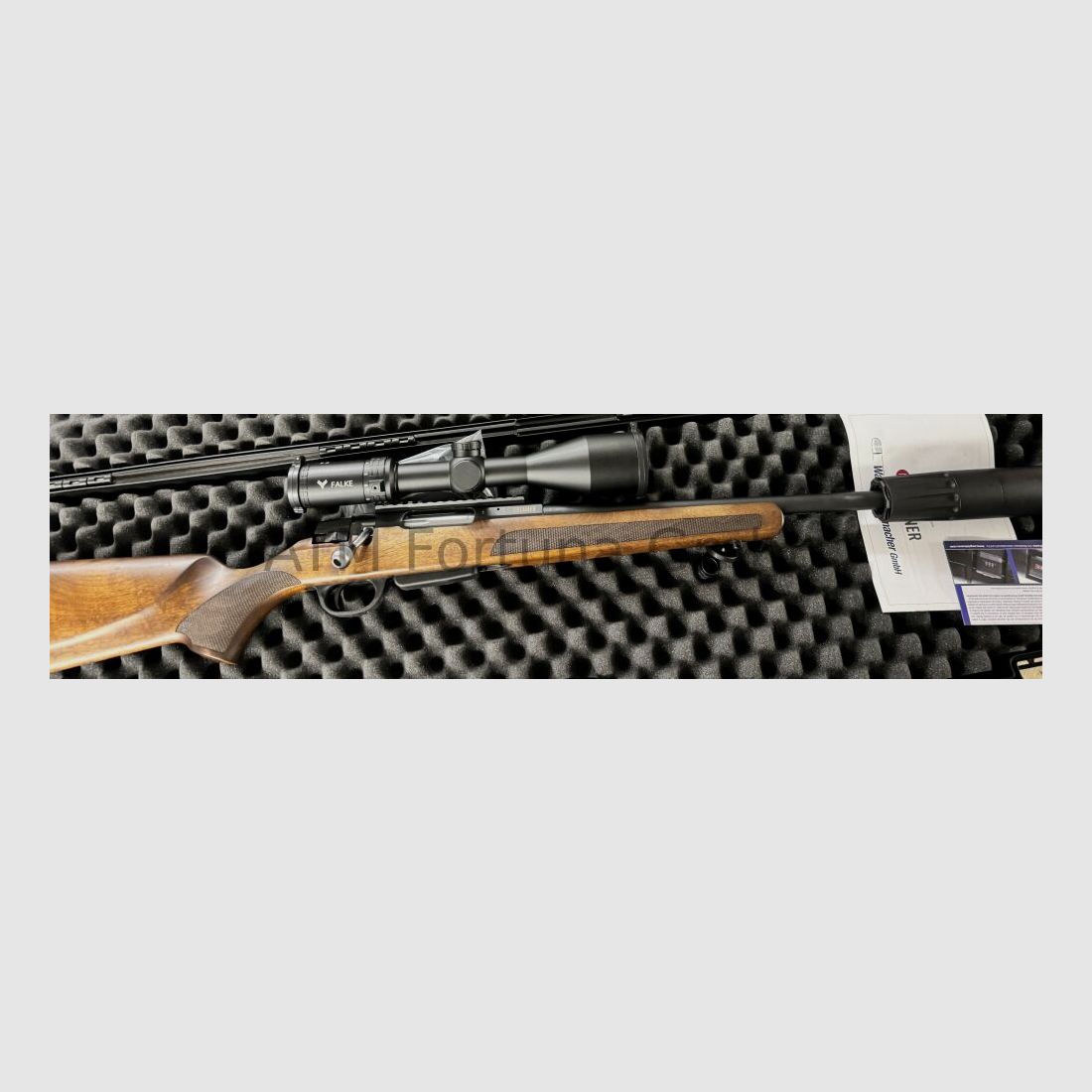 Brenner BR 20 . 308 Win, + SD21 + Falke 3-12*56 +Koffer BR20