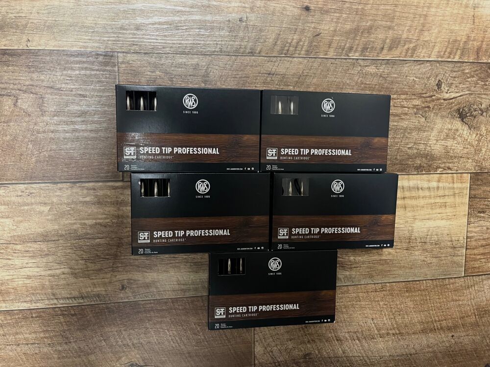 100 Schuss RWS Speed Tip Pro .338 Lapua Mag. 250gr. .338 Lapua Mag.