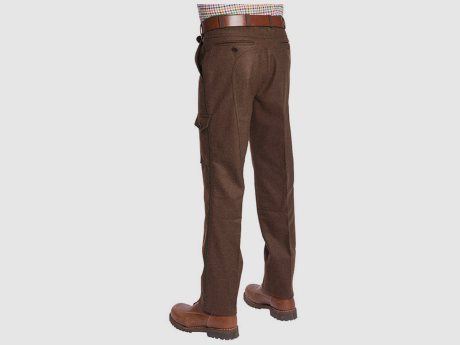 Pantaloni da caccia Loden marroni, immagine 2 di 3