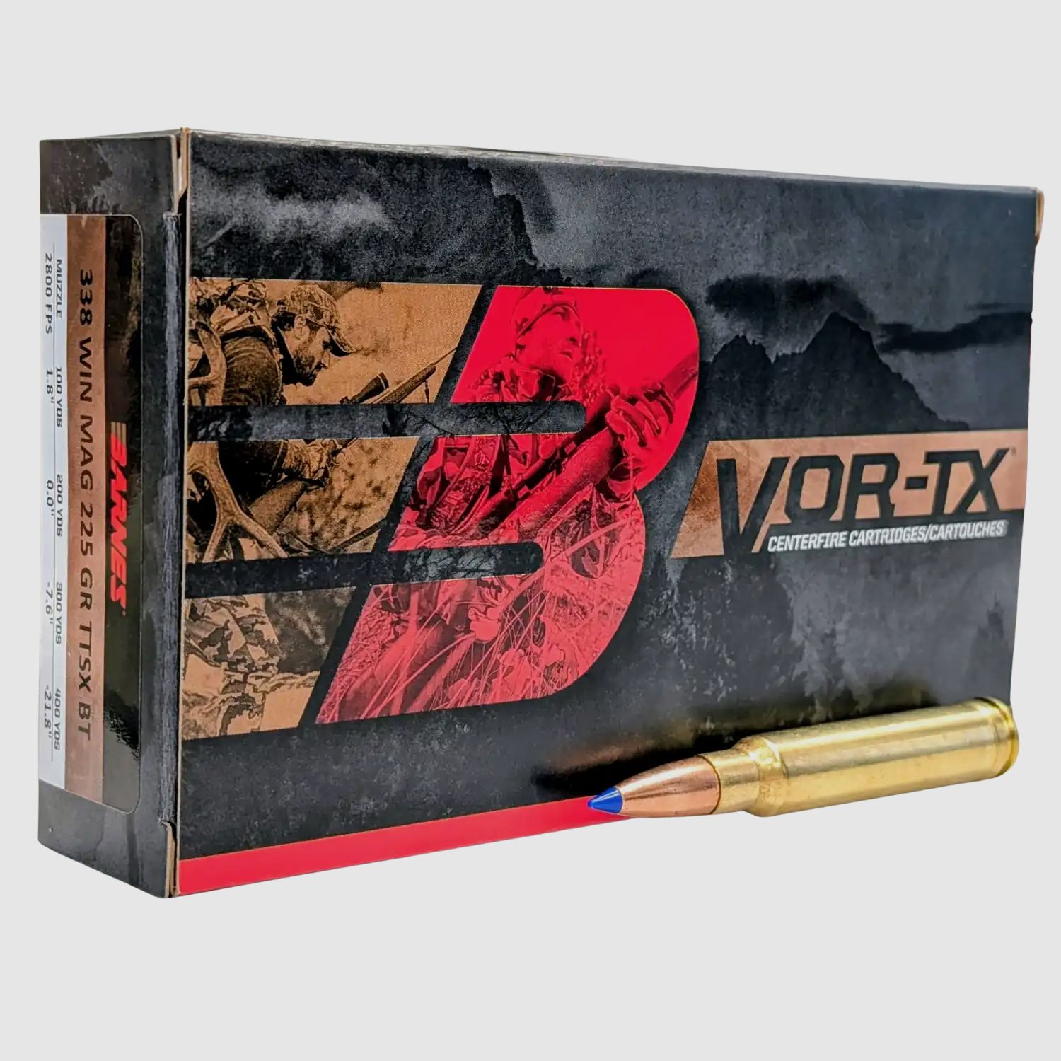 Barnes VOR-TX TTSX .338WinMag 225gr 20 rounds