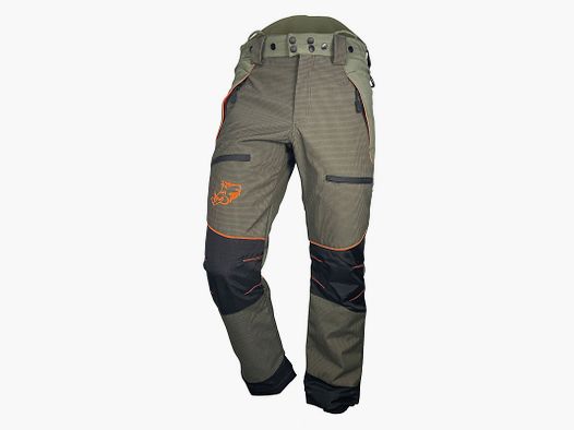 Francital Cerbère Jagdhose grün gegen Brombeeren