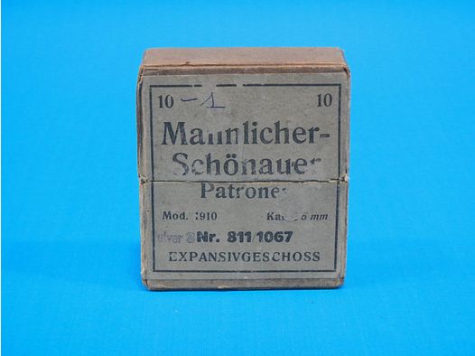 MUNITION MANNLICHER SCHONAUER MOD.1910