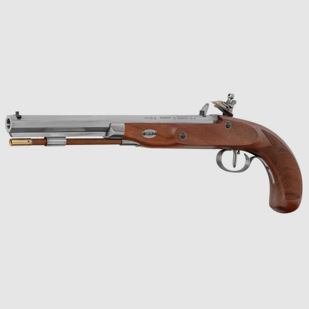 Pistola Charles Moore Target a pietra cal. 44, immagine 3 di 5