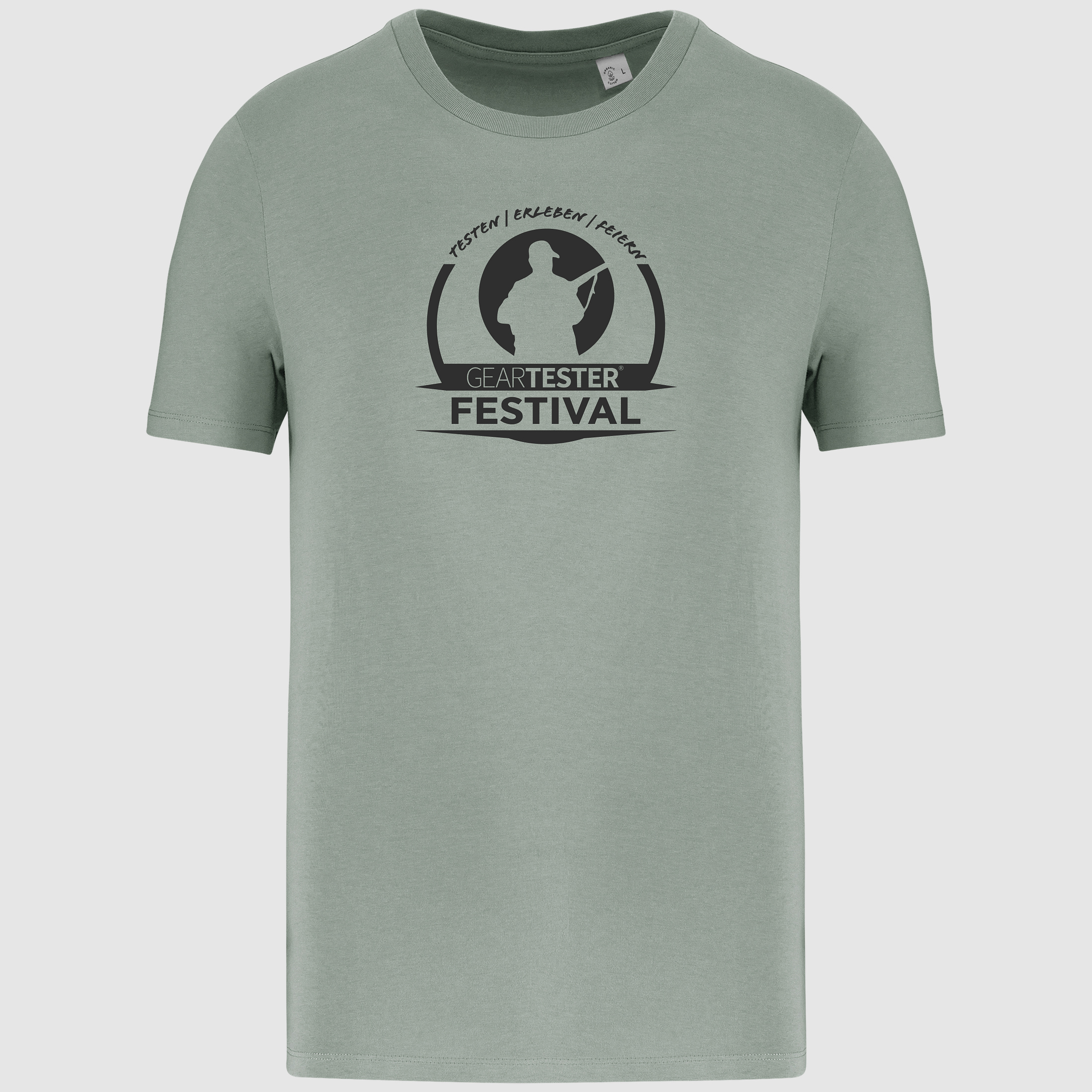 Geartester Festival Bio T-Shirt, großes Logo
