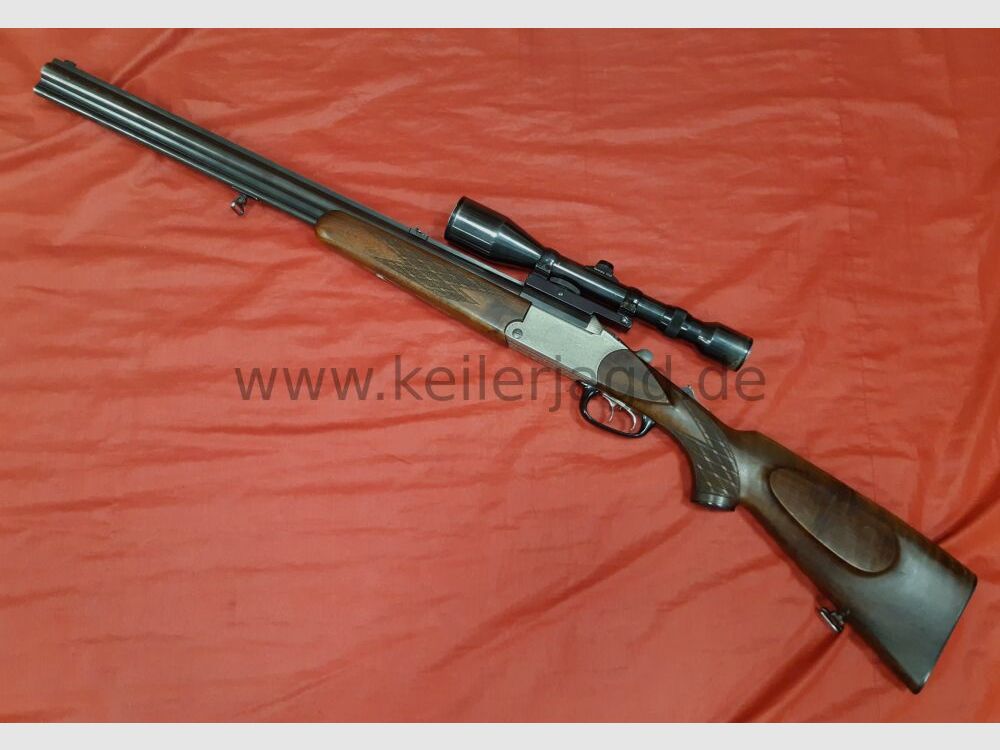 Blaser Bockbüchsflinte 5,6x50R Magn. und 12/70 mit 6x42 Geco-ZFR