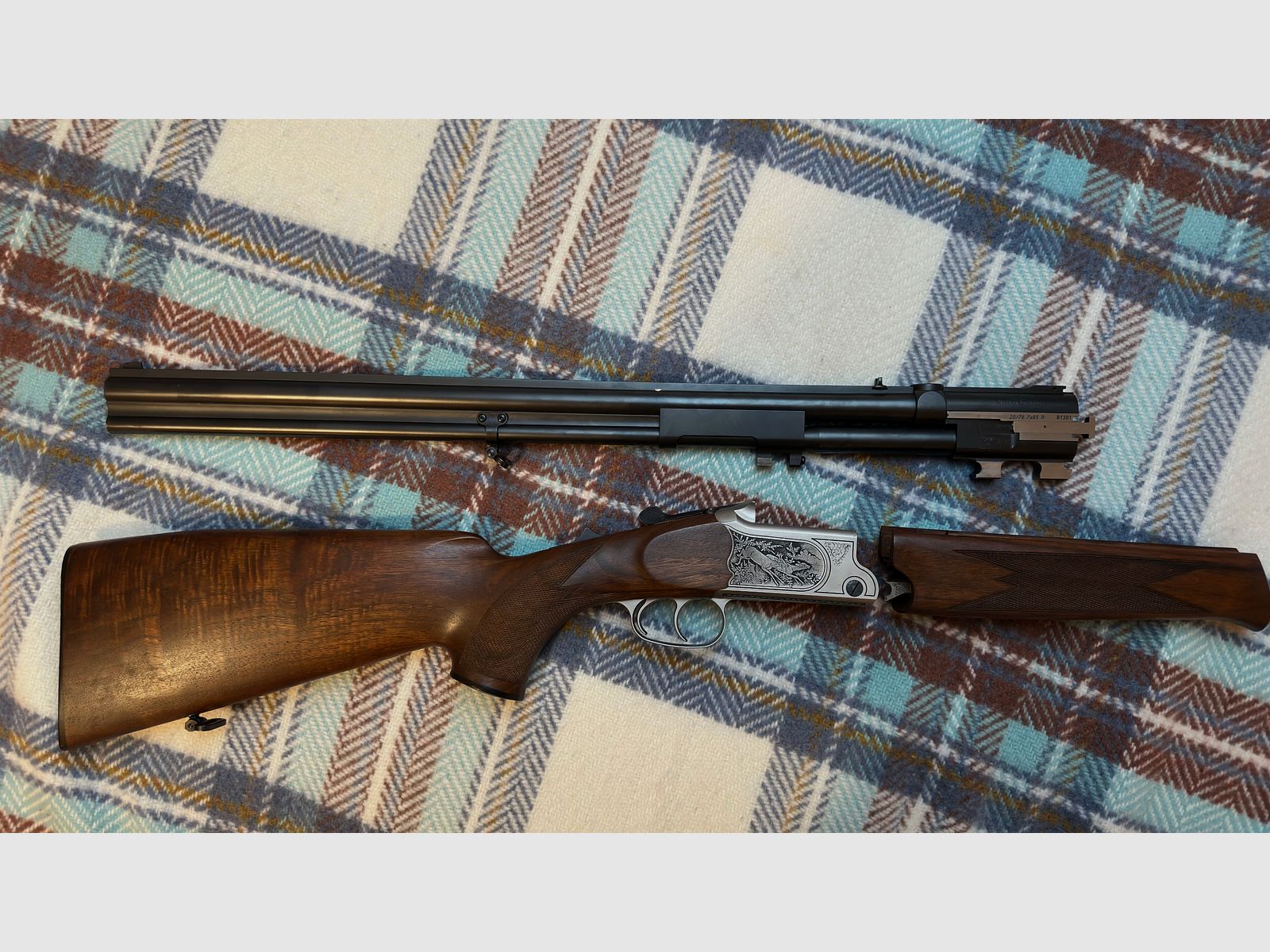 Merkel SLII Simson Bockbüchsflinte thermostabil Handspannung 7x65R 20/76