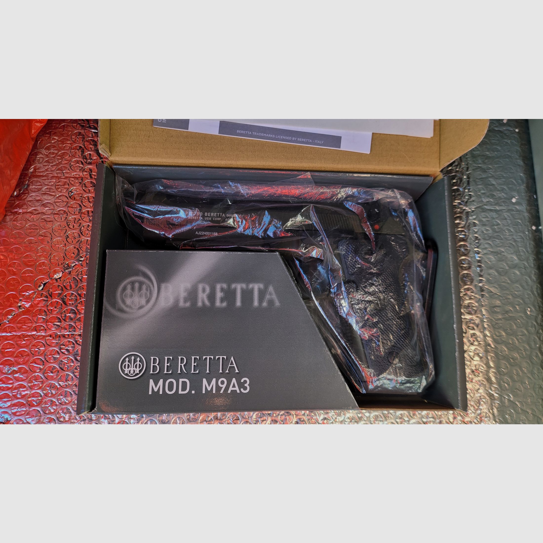 Pistola de aire comprimido Beretta M9A3 CO2