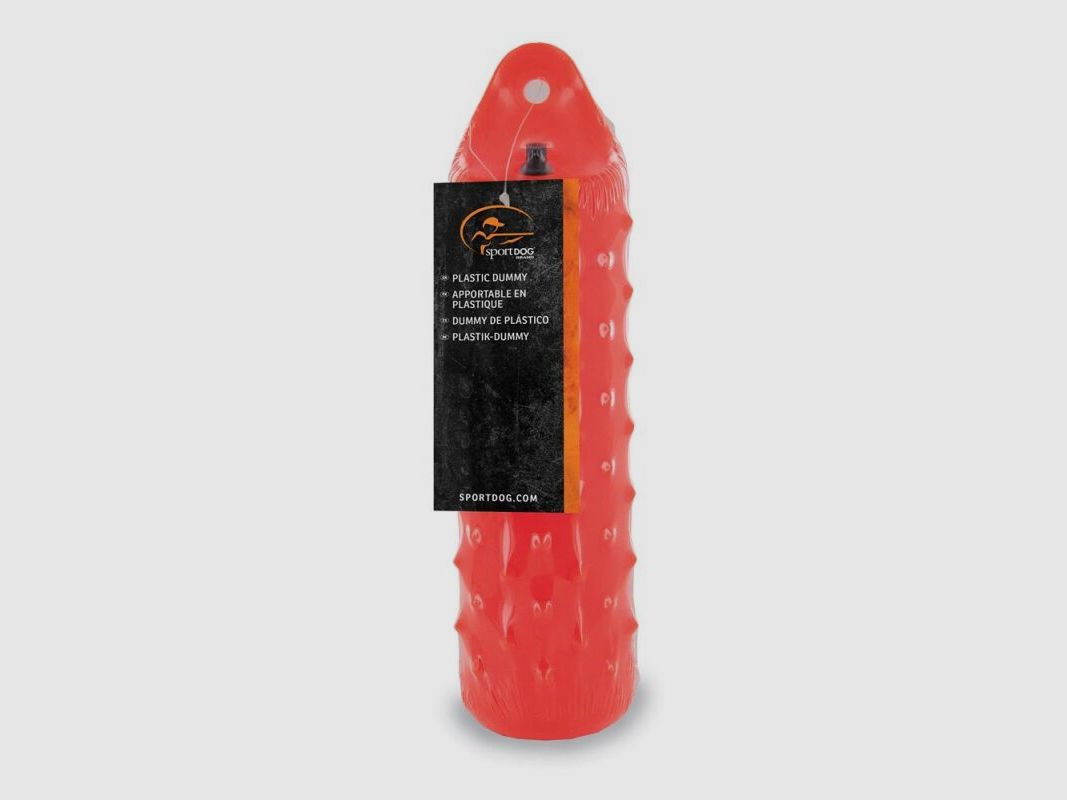 Kunststoff Hunde Dummy Jumbo - Orange