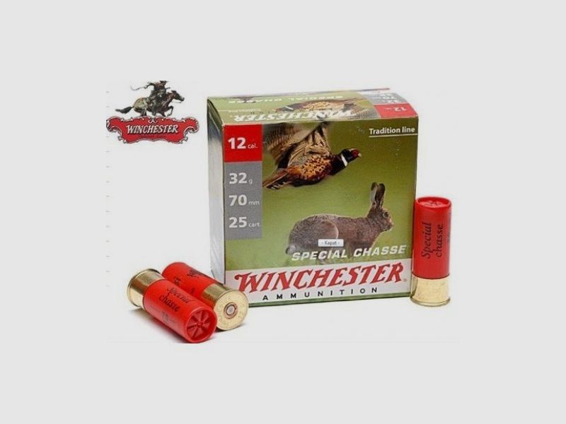 Winchester Special Chasse .12/70 34g #7,5 (2,4mm) 25 Patronen