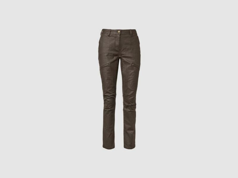 Chevalier Damen Hose Vintage Leder Braun 38W