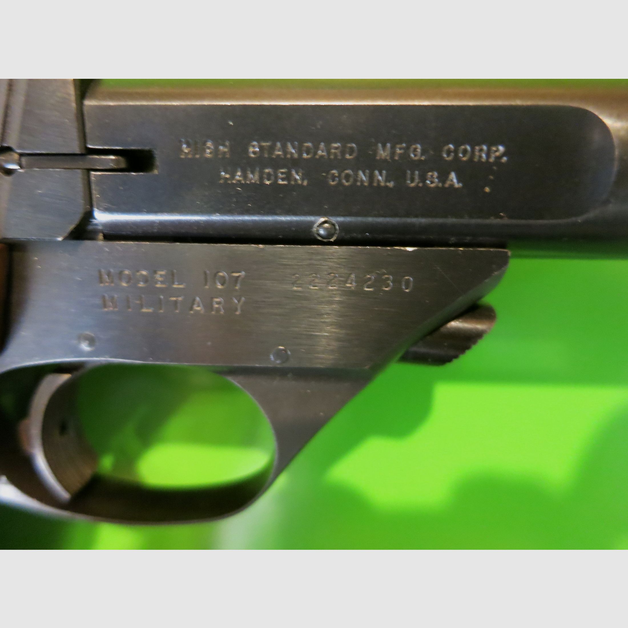 High Standard -IO7 (Supermatic Citation)- il classico tra le pistole sportive di match .22lr -arma da collezione-     #95-, immagine 10 di 10