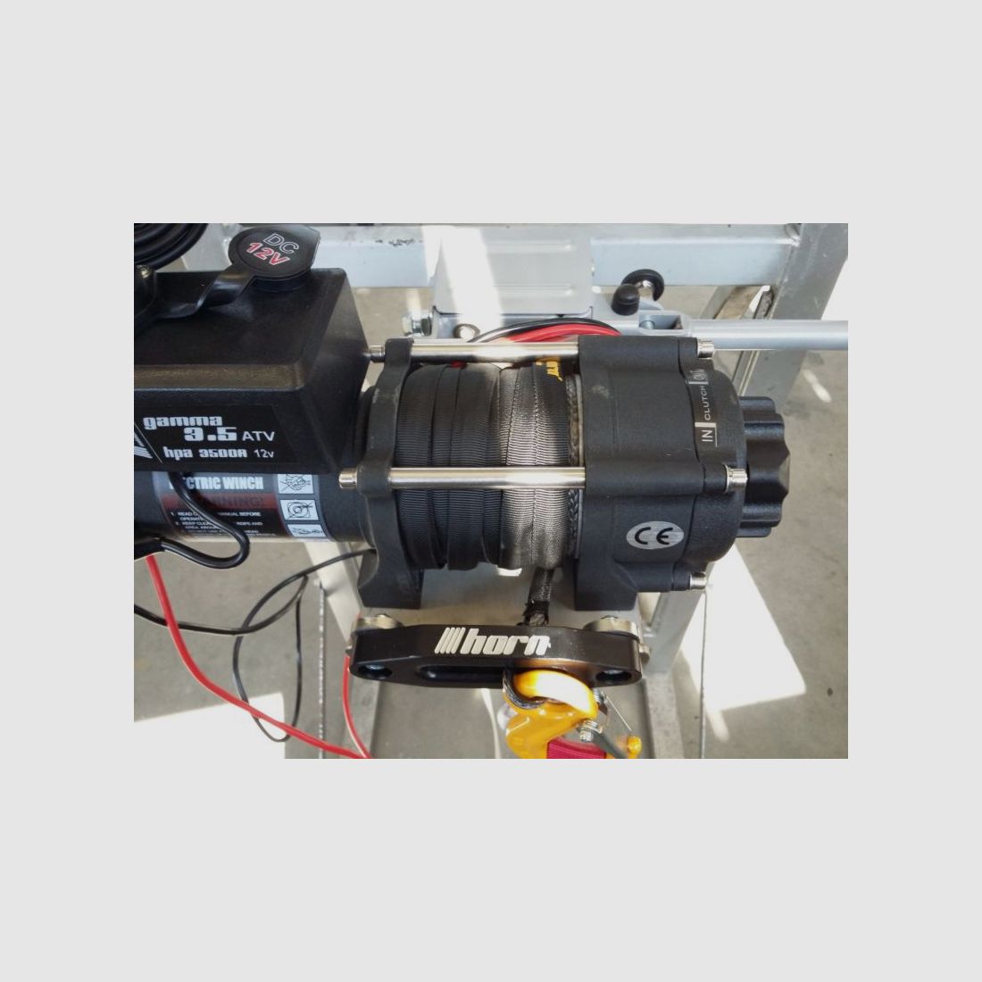HECK-PACK treuil électrique modèle 3.5, 25 mètres avec câble synthétique et fermeture rapide, image 4 sur 5