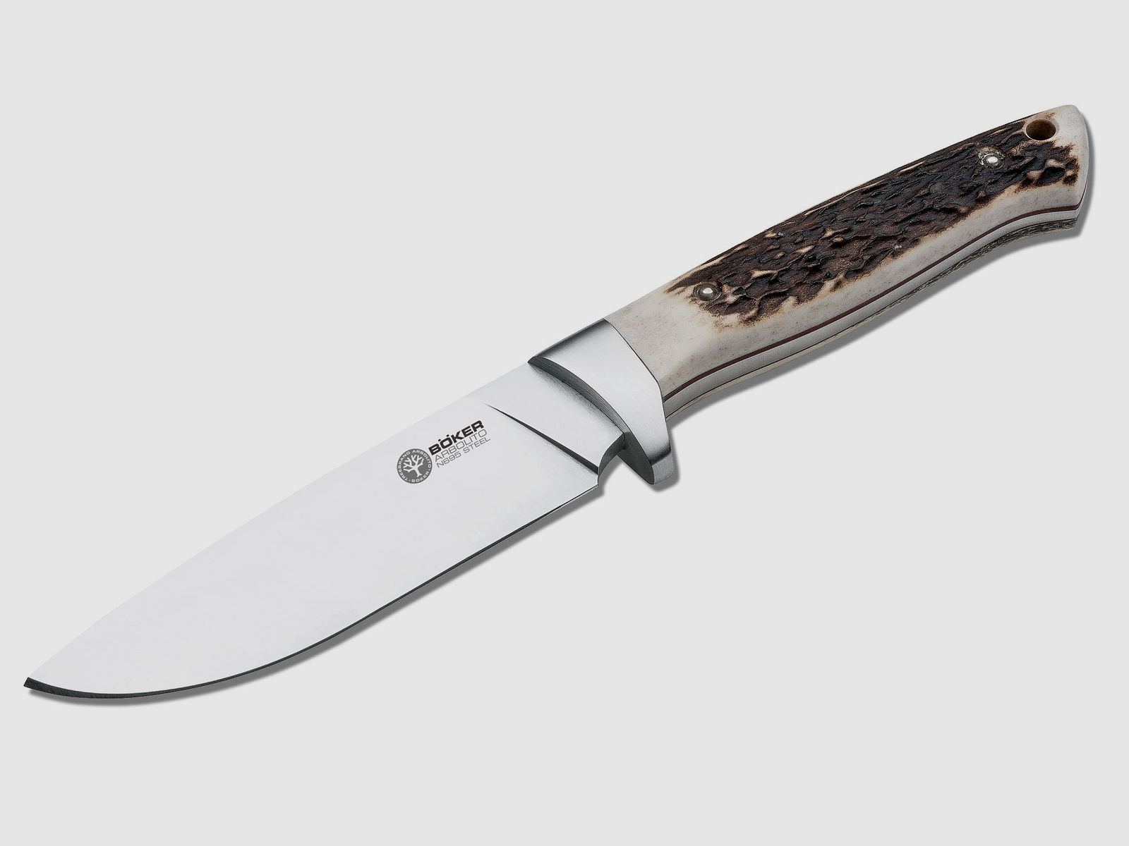 Hochwertiges Hunter Jagdmesser mit Kcher-Lederscheide