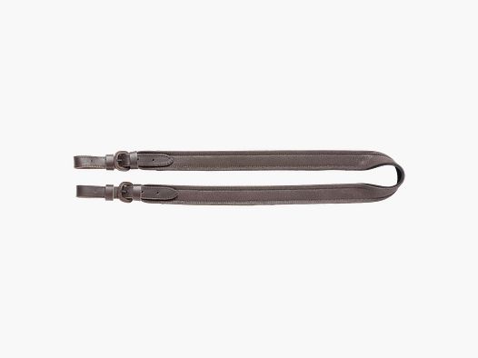 CINGHIA PER FUCILE IN PELLE LISCIA MARRONE 30MM