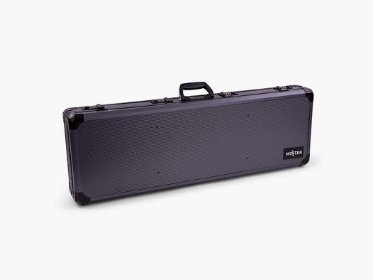 Winter rifle case W13 - 93 cm internal length - 1 long gun - 4 combination locks - grid (Grey)