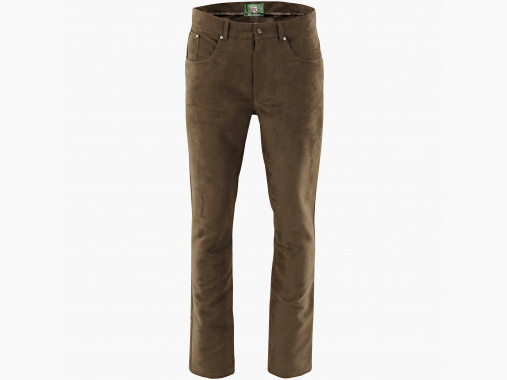 OS Trachten Heren Lederlook (bruin) | 56