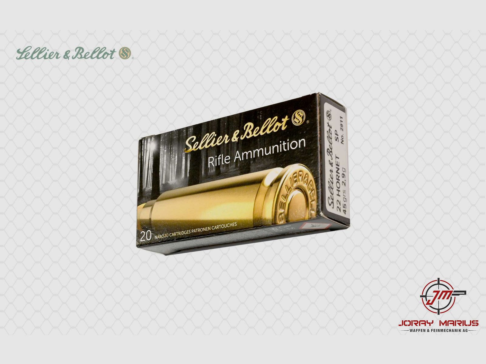 .22 Hornet S&B 2.9g 45gr SP