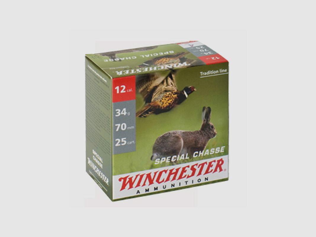 Winchester Special Caza .12/70 34g #5 (3,0mm) 25 Cartuchos