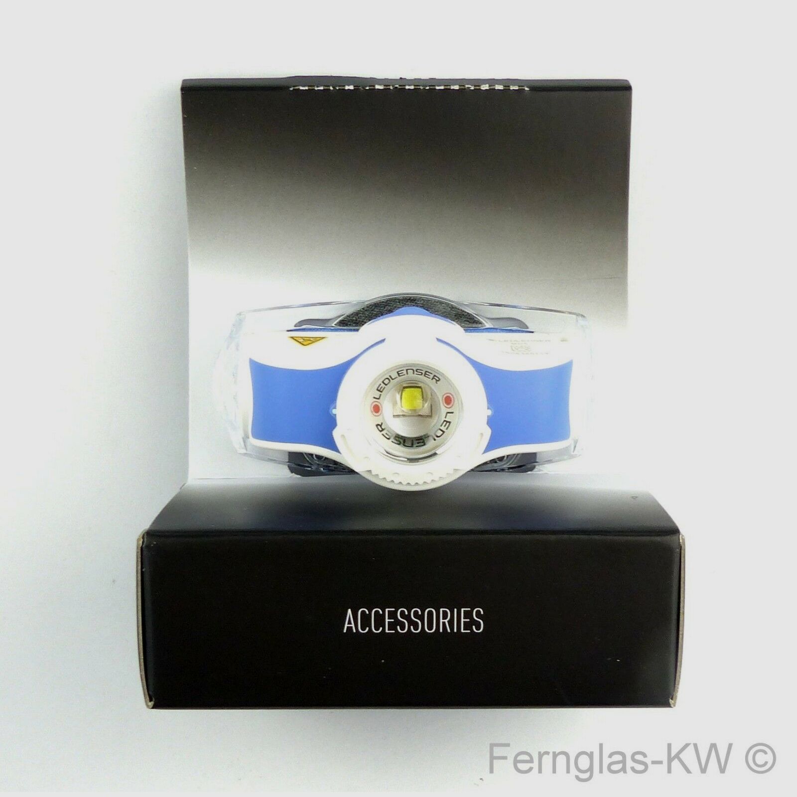 Ledlenser 501951 LED Kopflampe Stirnlampe MH5 Blau Weiß 400 Lumen mit Akku