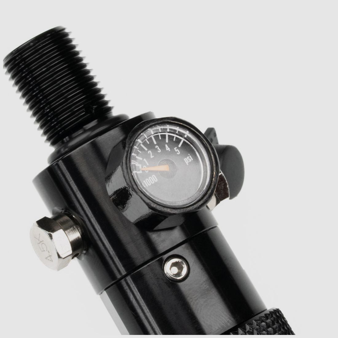 0,2 LITER Flasche inkl. 850 or 1100 PSI On/Off Slide Valve Air Tank Regulator | 3000 PSI | Umarex T4E | FSC | FSC XP | Valken | Pistelle X-68