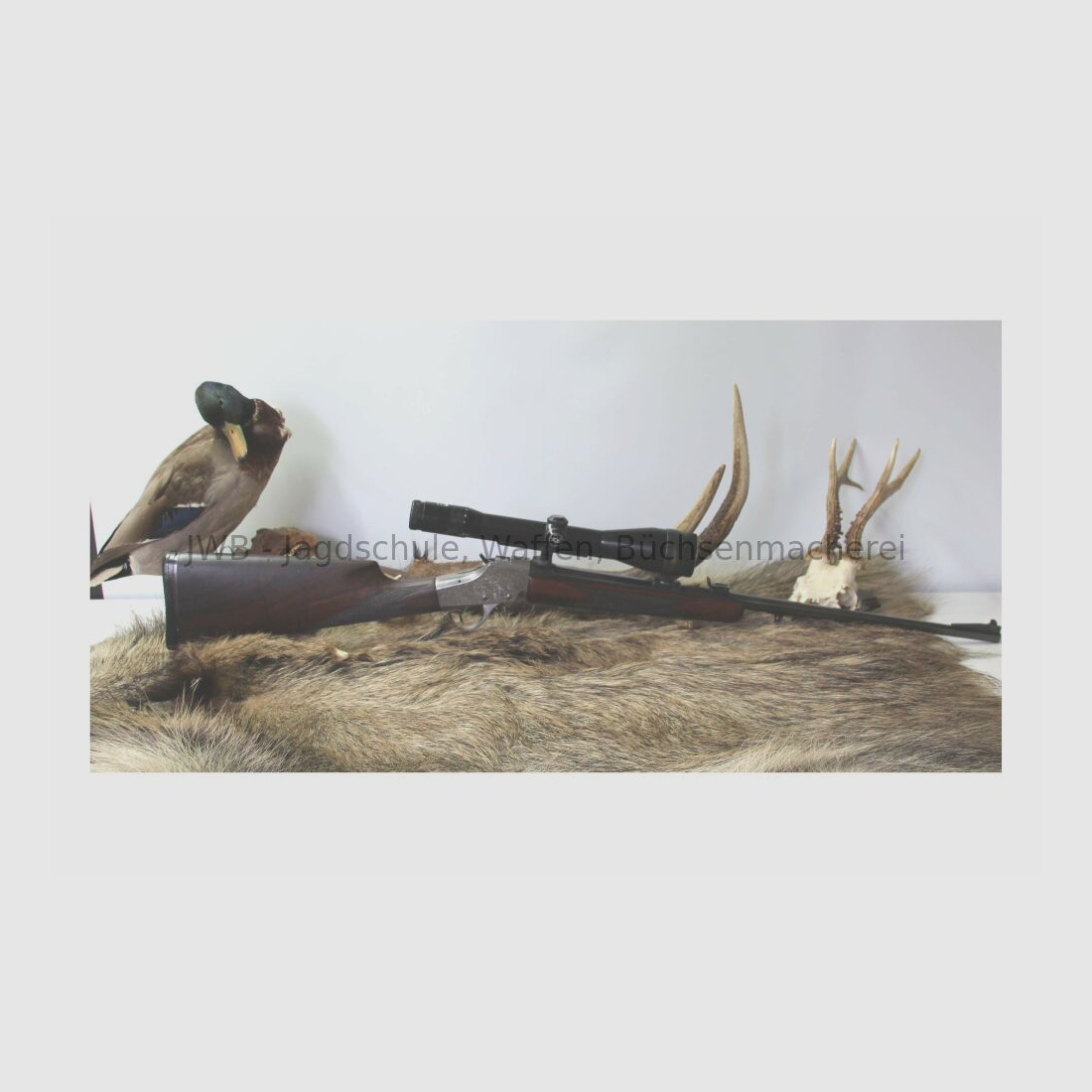 Carabina Stoermer con cañón octogonal 6,5x68R