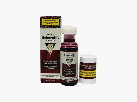 SCHERELL'S Schaftöl rotbraun